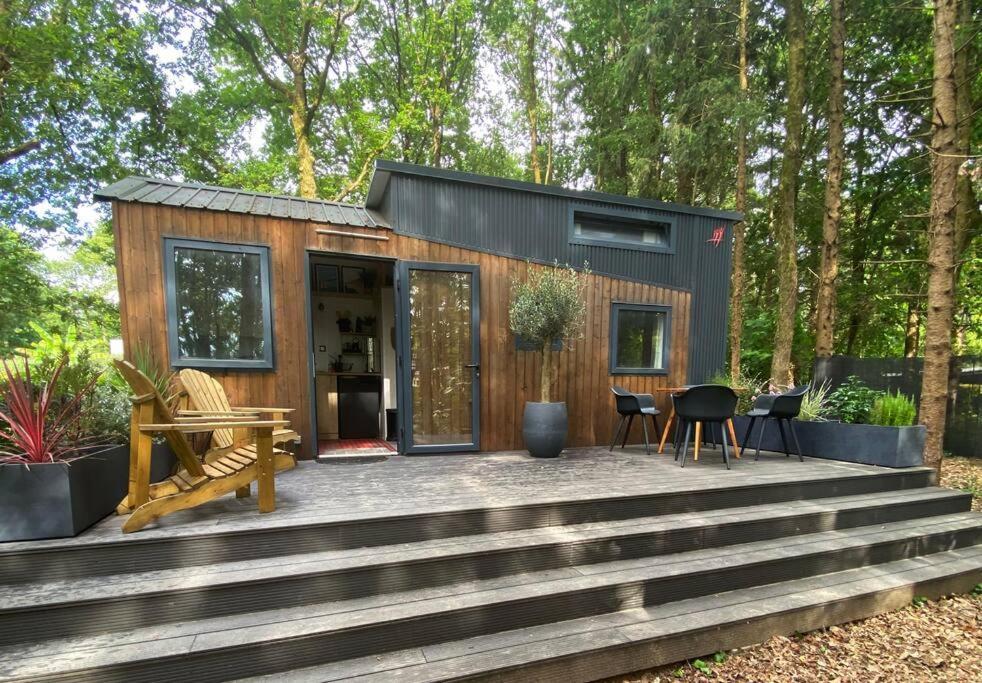 Tiny House Sur Terrain Boise A 10 Mn De La Mer Férel Buitenkant foto