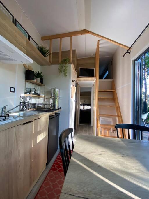 Tiny House Sur Terrain Boise A 10 Mn De La Mer Férel Buitenkant foto